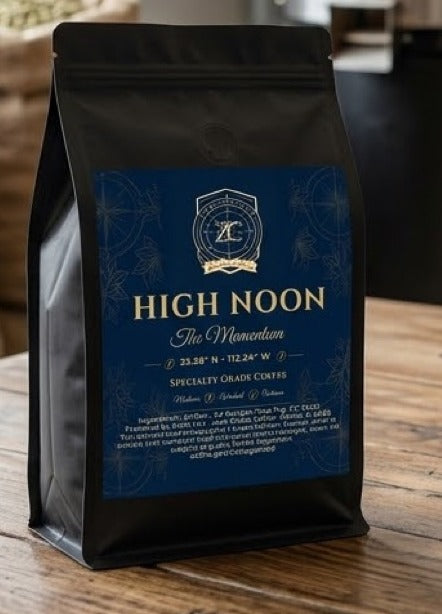 High Noon | The Momentum Founder Series coffee bag in the roastery