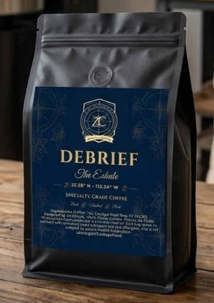 Debrief | The Exhale Founder Series coffee bag in the roastery