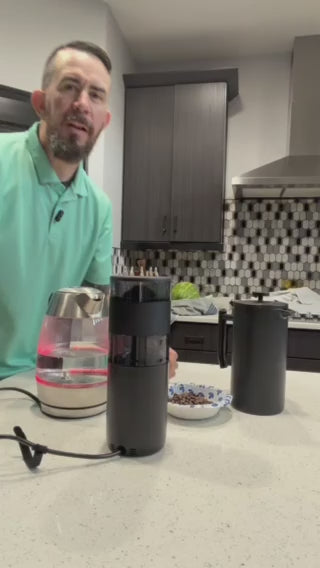 Zero Chaos Coffee Zero Friction French Roast product video — Medium roast pour, Zero Series state-control packaging